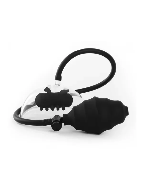 Ouch! Vibrating Pussy Pump Vibro-Vulvasauger, schwarz