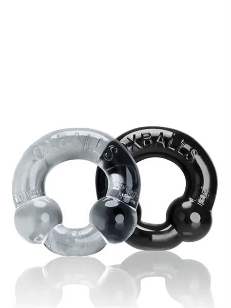 Oxballs ULTRABALLS 2er Pack – schwarz/transparent