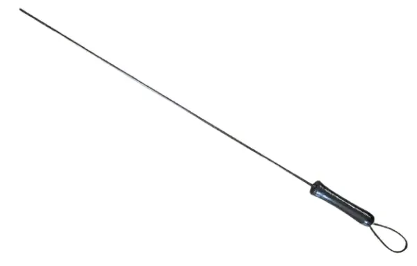 P-O-W Rohrstock 5 mm Ø mit Holzgriff
