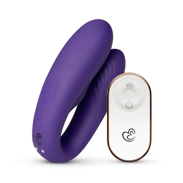 Paarvibrator mit Fernbedienung – Lila