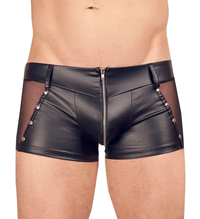 Pants mit Nieten und Netz Underwear Boxershort