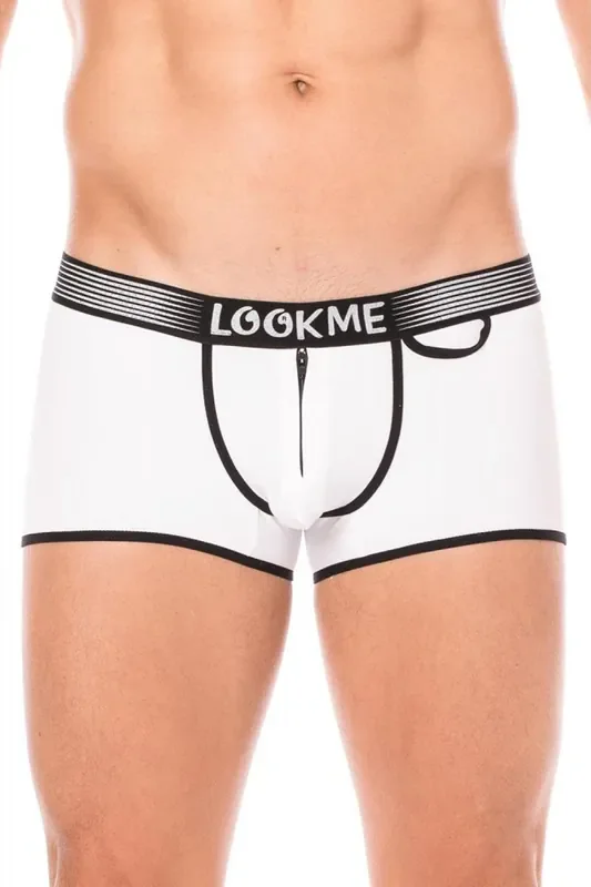Panty mit Reißverschluss aus weichem dehnbarem Material und breitem Gummibund