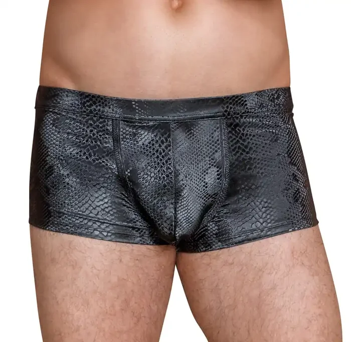Panty mit Schlangenhaut Optik aus mattglänzendem Material