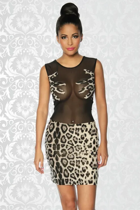 Partykleid mit aufgenähten Händen