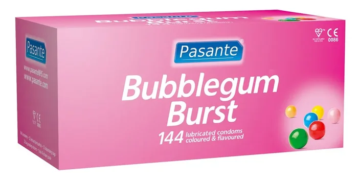 Pasante Bubblegum Burst Kondome 144 Stück