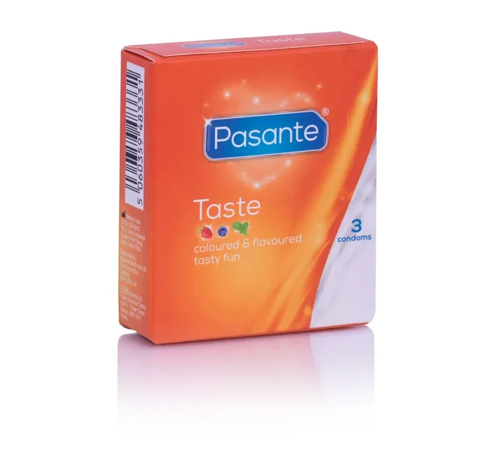 Pasante Geschmacks-Kondome – 3 Stück