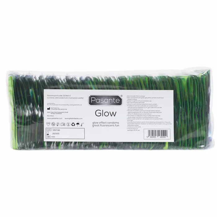 Pasante Glow Großpackung Kondome – 144 Stück