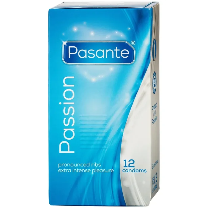Pasante Passion Gerippte Kondome 12 Stk