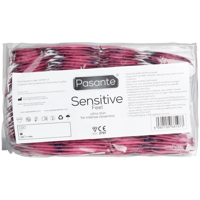 Pasante Sensitive Feel Ultra Dünne Kondome 144 Stk