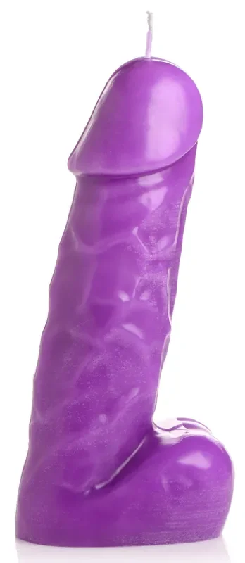 Passion Pecker Penis-Tropfkerze – Lila