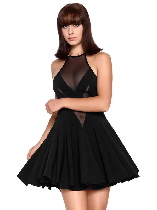 Patrice Catanzaro Clementina Minikleid, schwarz