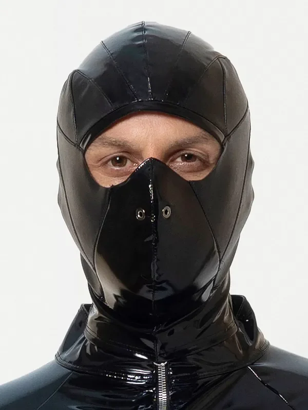 Patrice Catanzaro Harald Lack-Kopfmaske, schwarz