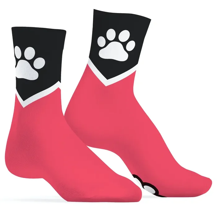 Paw Kinky Puppy Roses Socken