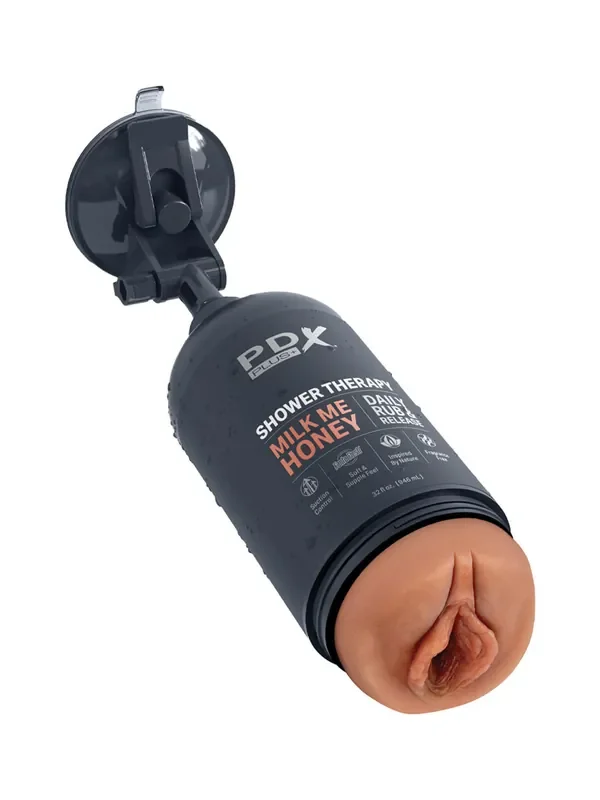 PDX Plus Milk Me Honey Masturbator, schwarz/haut dunkel