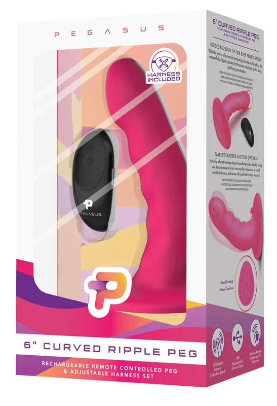 PEGASUS 6″ Curved Ripple Peg