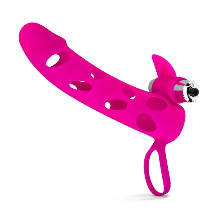 Penisärmel mit Bullet-Vibrator – Rosa