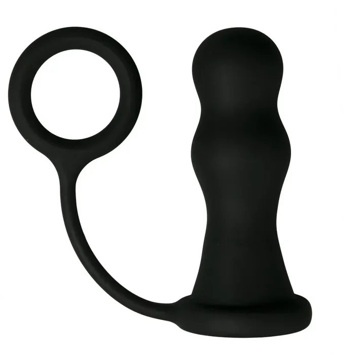 Penisring mit Analplug – Vibrierend