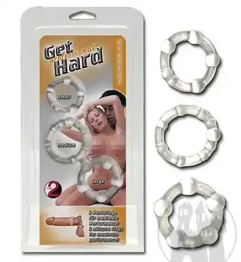 Penisringe-Set ‘Get Hard‘clear