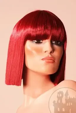 Perücke Rebecca – rot
