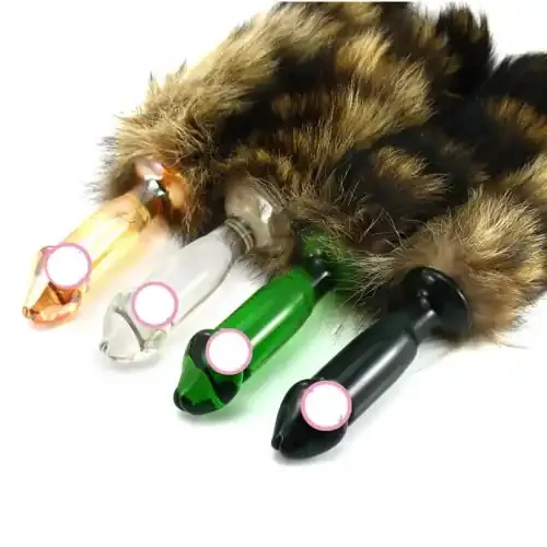 Petplay Glasplug (Farbe Weiss)