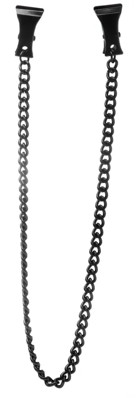 PINCH Kette Nippel Klemme 35cm Schwarz
