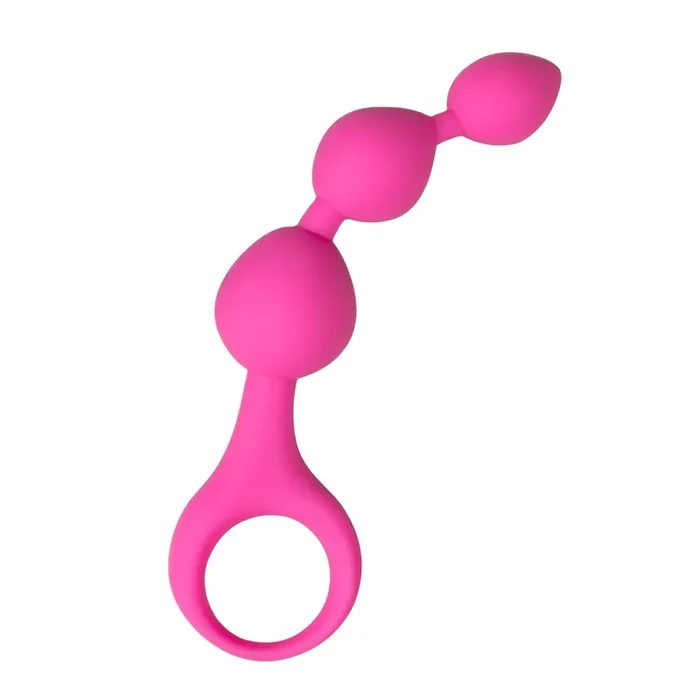 Pink Silicone Anal Bead Dildo