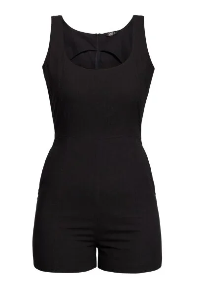 Playsuit Schwarz