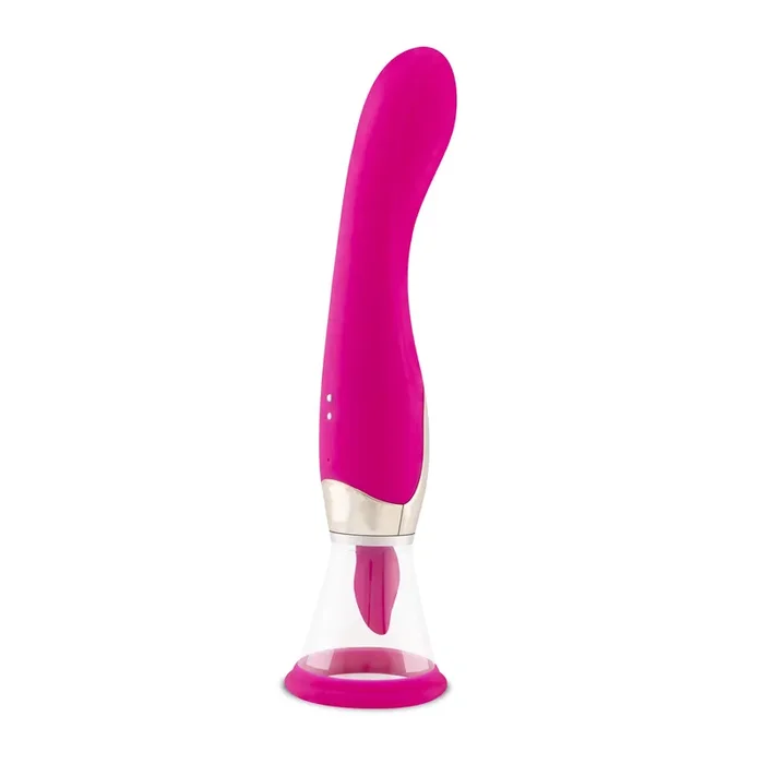 Pleasure Pump mit G-Punkt Vibrator – Pink