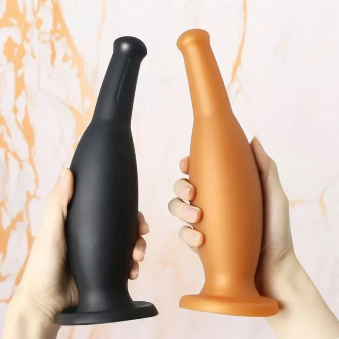 Plug Anal y Consolador „The nudo“ – Negro o Naranja