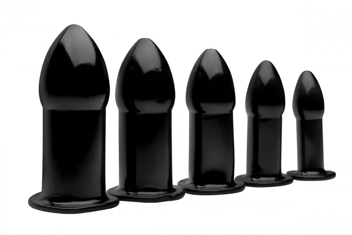 Premium Butt Plug Training Kit – schwarz