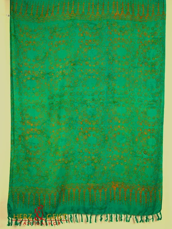 Premium Lunghi | Sarong „Wailele“ – smaragd