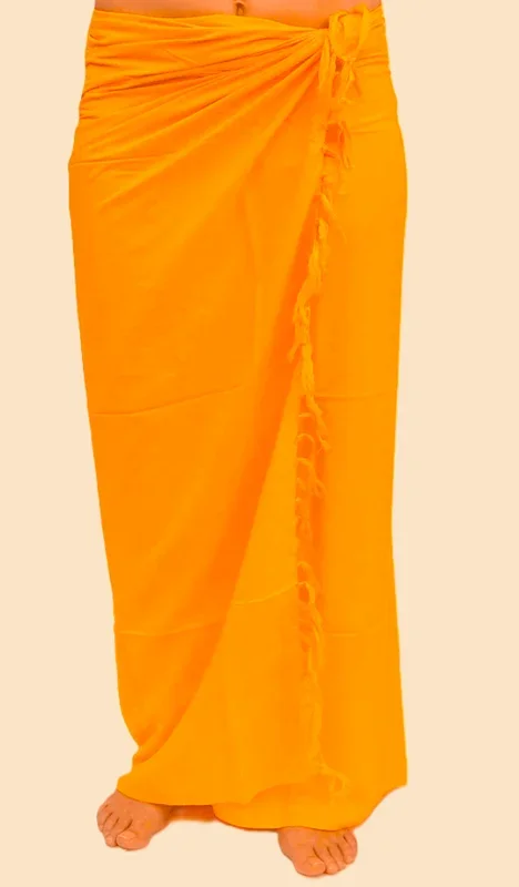 Premium Lunghi | Sarong UNI – goldgelb