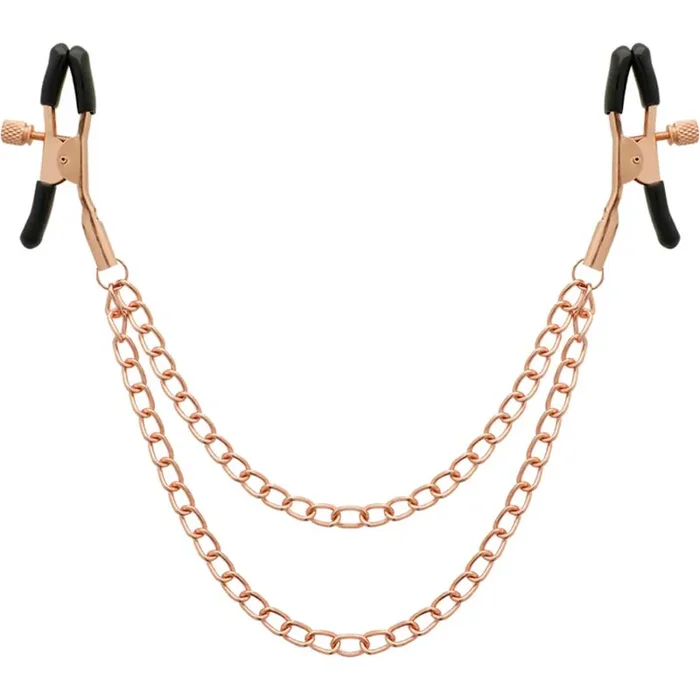 Premium Rosé-Gold Nippelklemmen
