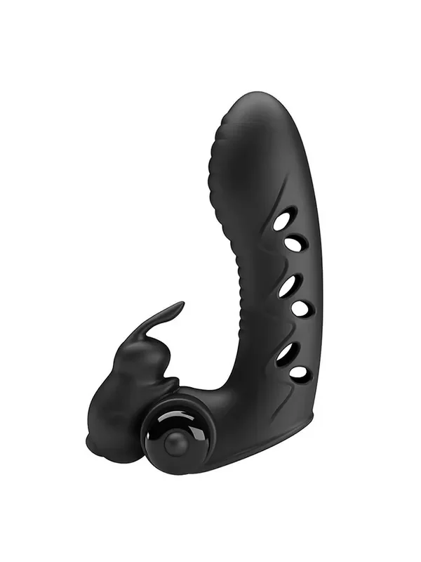 Pretty Love Vance Honey Finger Finger-Bunnyvibrator, schwarz