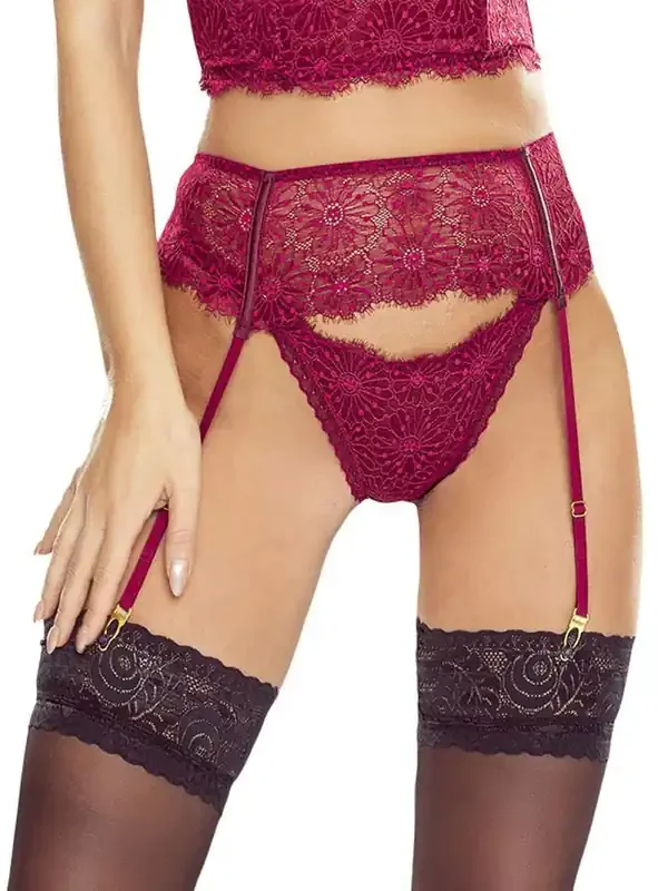 Provocative Passion Glamour Strapsgürtel, rot