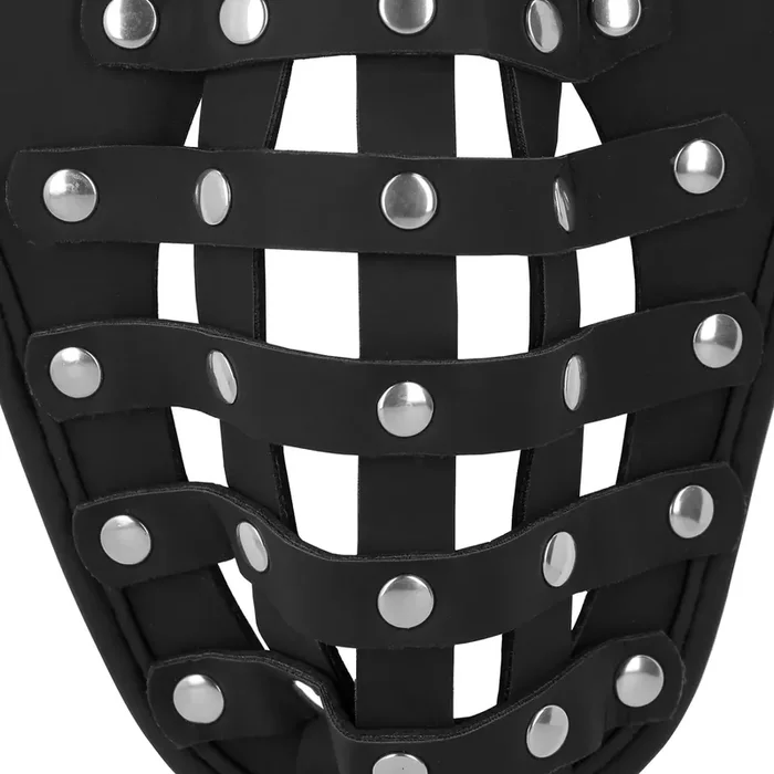 PU-Leder Keuschheits-Jock – Schwarz