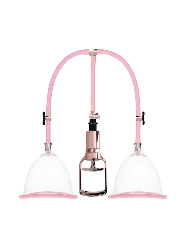 Pumped Breast Pump Set M Brustpumpe, rosa/roségold