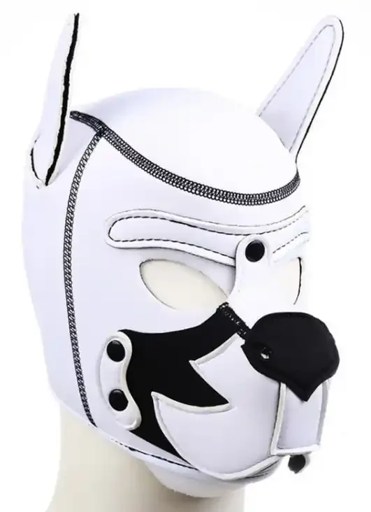 PUPPY FOX Neopren Sturmhaube Schwarz-Weiß