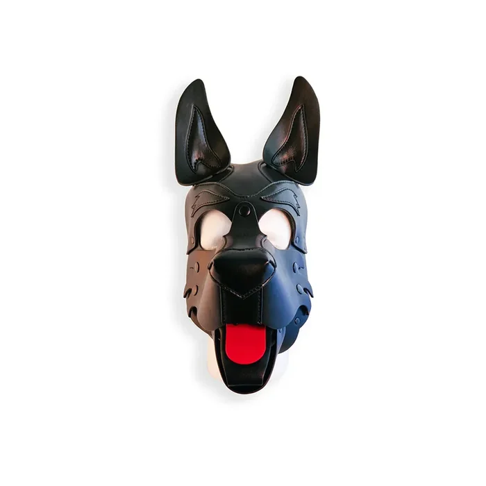 Puppy Maske – Veganes Leder, Schwarz