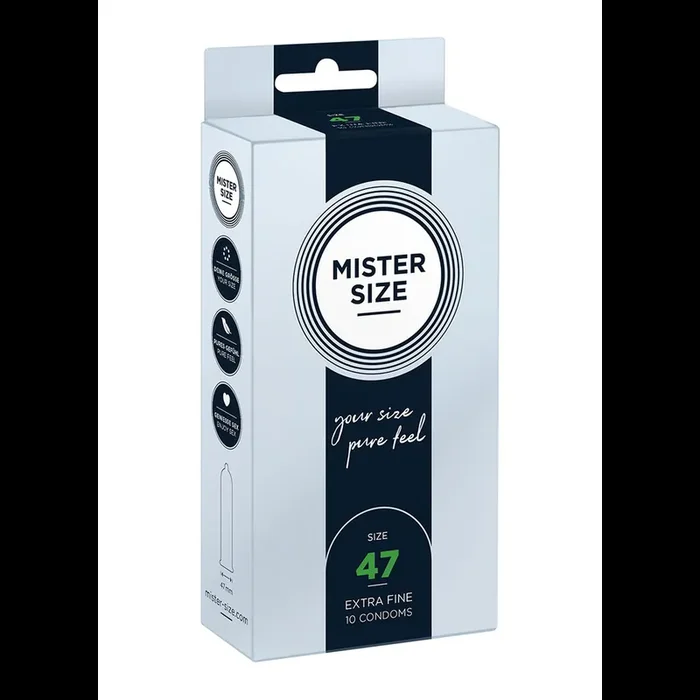 Pure Feel – Condoms 47 mm – 10 Pack