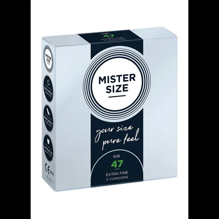 Pure Feel – Condoms 47 mm – 3 Pack