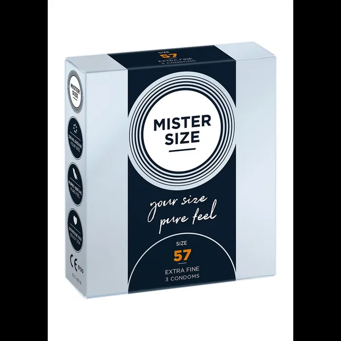 Pure Feel – Condoms 57 mm – 3 Pack