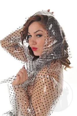 PVC Kopftuch im Stil der 50er
