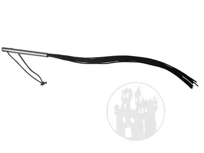 PVC-Peitsche mit Metallgriff