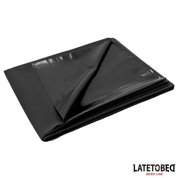 PVC-Plane 220 x 130 cm Schwarz