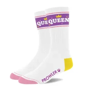 QUEEN Socken – Weiß/Lila/Gelb