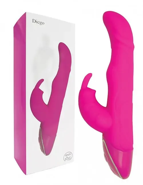 Rabbit-Vibrator „Diego“, pink