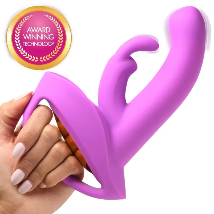 Rabbit-Vibrator mit praktischem Griff