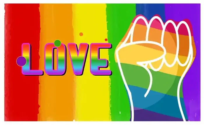 Rainbow Love-Flagge 60 x 90cm