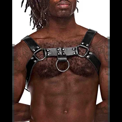 Ram – Imitation Leather Harness – One Size – Black